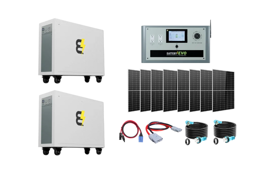48V RHINO 4 2x with INVERTER and Solar Accessories Kit