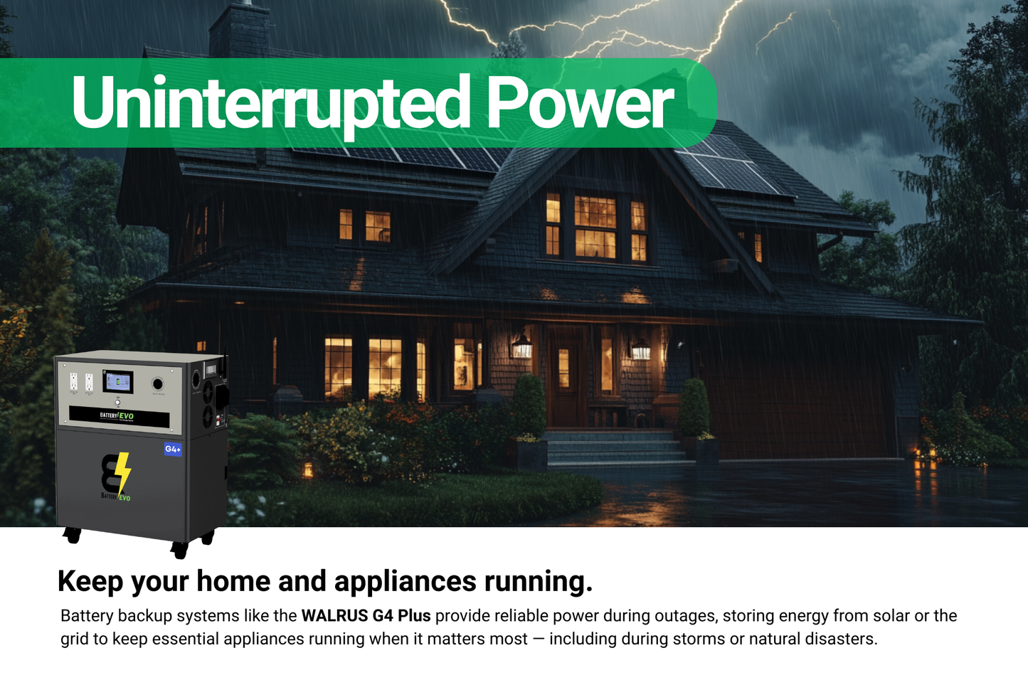 WALRUS G4 Plus 16.5K INV. 23 kWh AC110/220V 96N